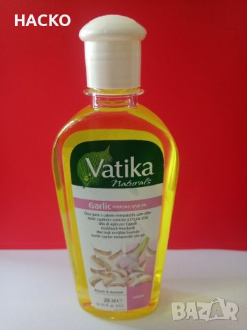 Олио за коса,обогатено с чесън Vatika Naturals Dabur 200 мл, снимка 1 - Продукти за коса - 46186478