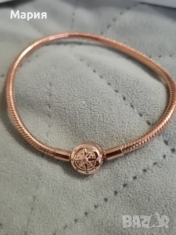 Оригинални гривни Pandora rose gold, снимка 3 - Гривни - 53891853