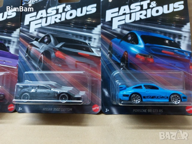Колички Hot Wheels Fast & Forious / Хот Уилс - 4 модела / 009, снимка 5 - Коли, камиони, мотори, писти - 53146307