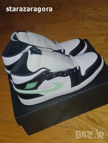 Nike Air Jordan Mid 1 DQ8426-103 46н. 30см, снимка 6 - Маратонки - 53473528