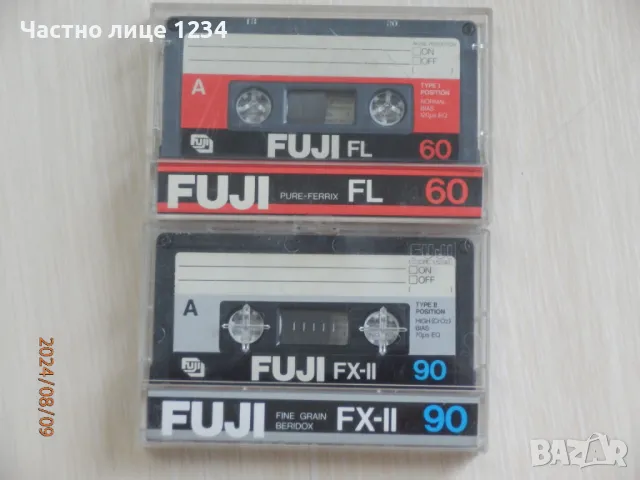 Аудио касети Fuji FX-II 90, FL60, снимка 1 - Аудио касети - 46855340