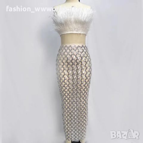 Наличен дамски сет пола и топ размер С, снимка 4 - Комплекти - 45479185