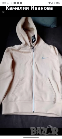 Промоция!!!Страхотни модели ватирани екипи Nike-черно,бежево и лилаво,комплект Alessa, снимка 4 - Комплекти - 51635300