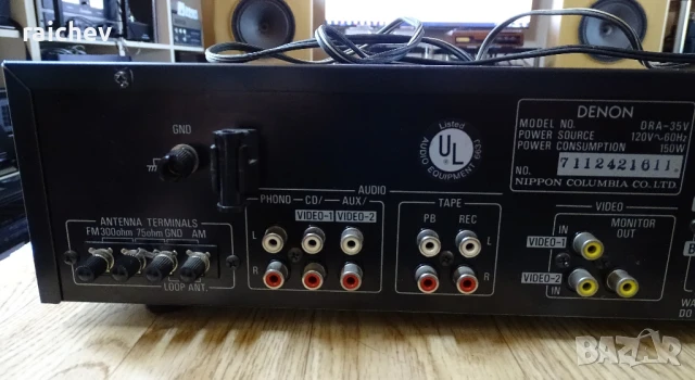 Denon DRA-35V – Стерео ресивър от серията прецизен аудио компонент ★ █▬█ █ ▀█▀ ★, снимка 6 - Ресийвъри, усилватели, смесителни пултове - 51391776