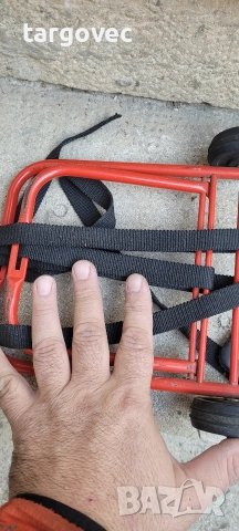 малка сгъваема ръчна количка за багаж, снимка 3 - Спортна екипировка - 52545018