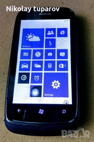 Работеща Nokia Lumia 610 перфектен дисплей без батерия силиконов гръб /бартер/ , снимка 1 - Nokia - 46307442
