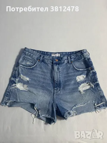 BERSHKA High waist Дънкови панталони , снимка 1 - Дънки - 48683907