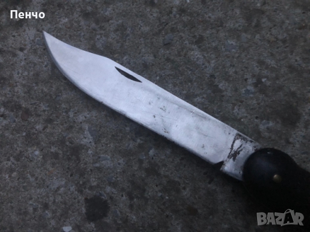 стар пастирски /овчарски/ нож - СССР , снимка 4 - Ножове - 51839087