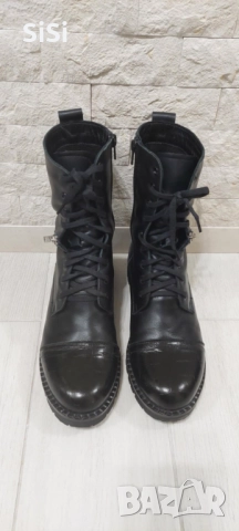 Боти от естествена кожа Bianki -39 номер, снимка 2 - Дамски боти - 52770841