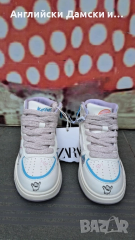 Английски дамски кецове -Zara, снимка 7 - Кецове - 51716255