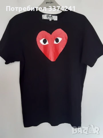 Дамска тениска PLAY Comme des garcons , снимка 4 - Тениски - 51248472