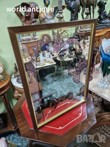 Страхотно антикварно рекламно огледало , снимка 6 - Антикварни и старинни предмети - 52323217