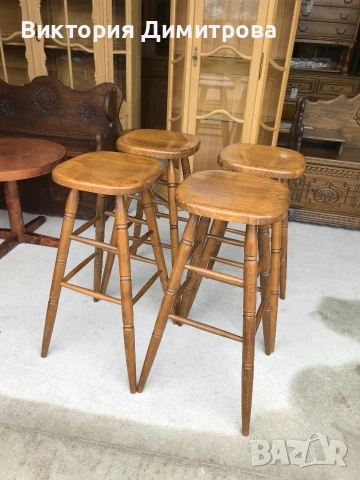 Бар стол - налични 4 броя, снимка 8 - Столове - 53817453