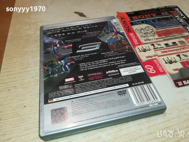 SONY PS2 GAME SPIDER-MAN PS2 GAME 2611251624, снимка 9 - Игри за PlayStation - 52550220