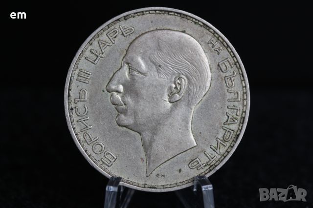 100 лева 1934 - 1937 година, сребро, снимка 2 - Нумизматика и бонистика - 45903406