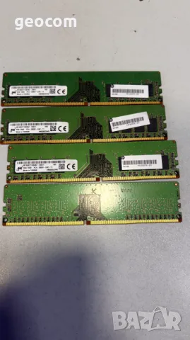 32GB (4x8GB) DDR4 Micron PC4-2666V (2666-Mhz,CL-19,1.2V), снимка 2 - RAM памет - 49475370