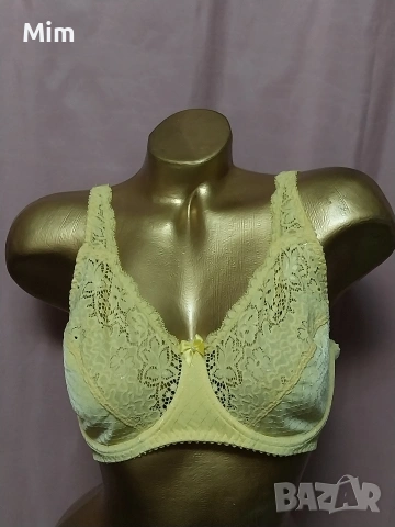 LINGA DORE 85 D  Жълт дантелен сутиен 
