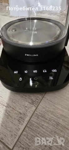 Електрическа кана Zwilling стъкло, снимка 4 - Кани - 52495160