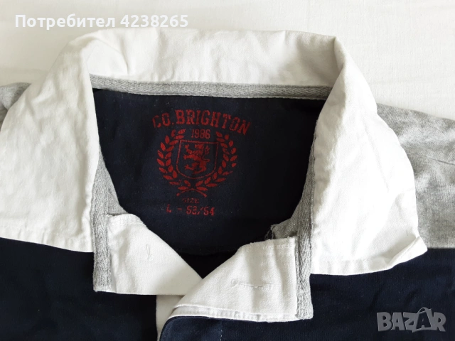 Блуза Co. Brighton нова, памучна, размер L, снимка 3 - Блузи - 53900895