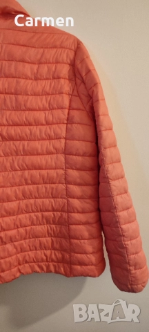 Дамско шушляково яке - цвят сьомга, снимка 12 - Якета - 52429091