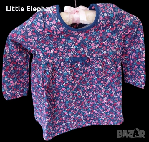 Рокличка за 2-3 год мом с гъбки и дребни цветчета,колекция"Flowers",Англия/нова