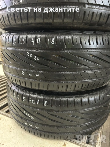 Гуми 225/40/18 Uniroyal 4 броя летни, снимка 4 - Гуми и джанти - 53876578