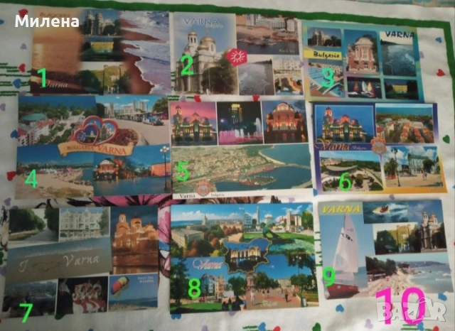 Поздравителни и туристически картички, снимка 3 - Други - 54283219