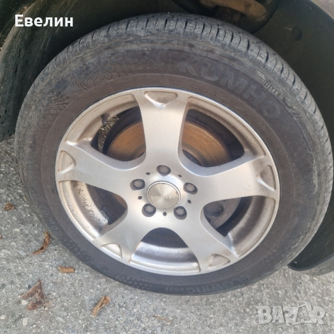 летни гуми с джанти VW Touran 2006г, снимка 3 - Гуми и джанти - 52453013