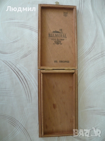 Дървена кутия от пури „BALMORAL”, снимка 2 - Колекции - 51640852