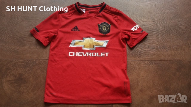 Adidas FC MANCHESTER UNITED Kids Football T-Shirt Размер 9-10 г / 140 см детска футбол тениска 35-66