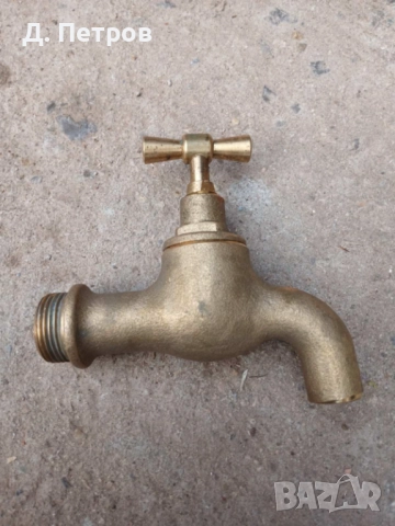 Месингова канела от старите, снимка 2 - Антикварни и старинни предмети - 52852542