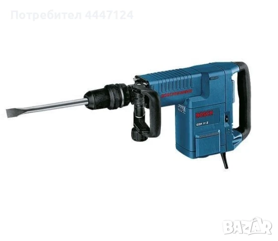 Къртач Бош 11 кг. Под наем , Удар 16.8 J, Регулиране на честотата на ударите