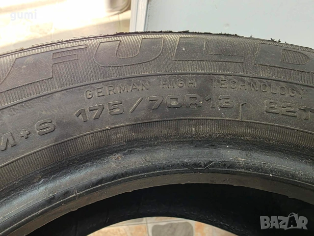 2бр зимни гуми 175/70/13 FULDA L04643 , снимка 4 - Гуми и джанти - 53097811
