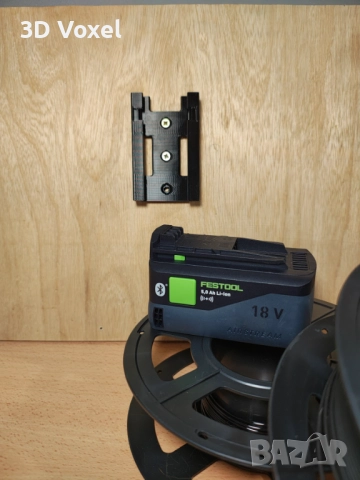 Стойка за батерия FESTOOL/ органайзер за батерия с едно гнездо, снимка 5 - Винтоверти - 51813592