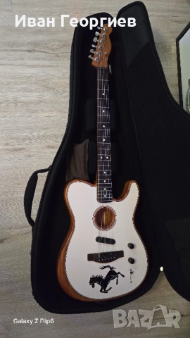 fender acoustasonic, снимка 4 - Китари - 51483169