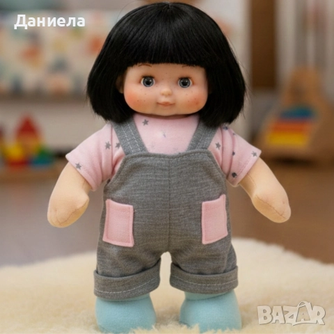 Cufan Baby Doll – Мека кукла с текстилно тяло – Перфектен подарък за малки принцеси, снимка 3 - Кукли - 52849148