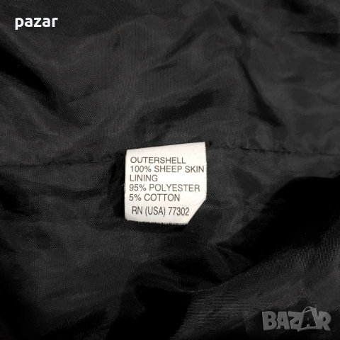 ZARA MAN Оригинално Мъжко Кожено Яке S-M, снимка 6 - Якета - 53252320