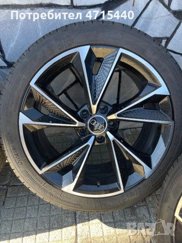 Продавам гуми с джанти:  Гуми: Kleber-летни 245/40/18  Гумите са на 2 сезона в много добро състояние, снимка 3 - Гуми и джанти - 53645630