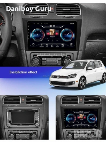 VW Golf 6 мултимедия, Android 15 2Ram 32 памет Car play Android Auto