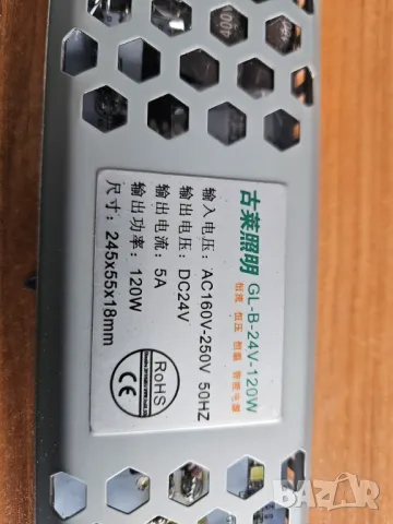 Захранване за LED 24 V с вградена защита от късо съединение, снимка 2 - Друга електроника - 41665350