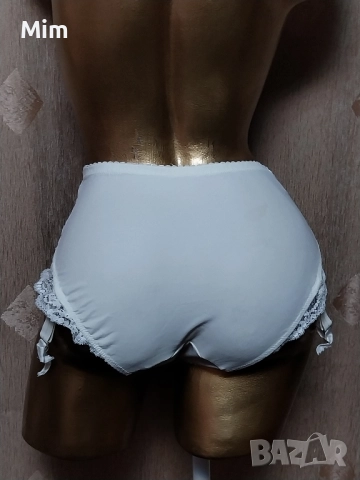  Резервирани LA Perla Italy Ретро бели бикини с жартиери за чорапи , снимка 7 - Бельо - 51948575