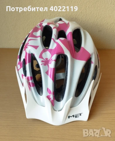 MET - Италианска каска за велосипед, снимка 3 - Спортна екипировка - 50533111