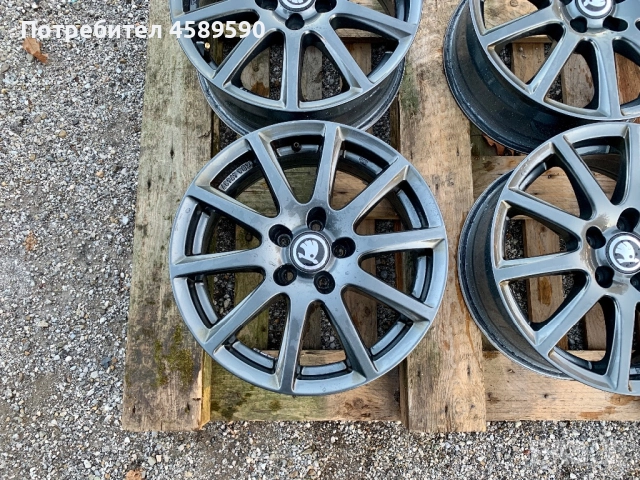 4бр.Алуминиеви джанти 16цола 5x100 за Skoda Kamiq,Fabia,Praktik,Rapid,Roomster, снимка 5 - Гуми и джанти - 52259178