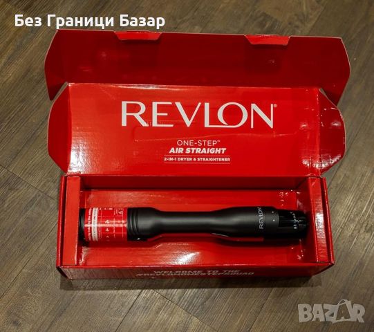 Нов Revlon 2 в 1 Сешоар и Изправител за По-Малко Увреждане коса жени прическа, снимка 7 - Сешоари - 46510325