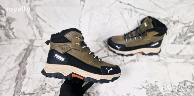 Puma Мъжки Ватирани Боти 40-46 Номер , снимка 3 - Мъжки боти - 52510370