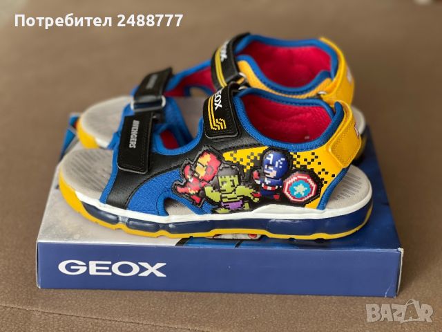 Детски сандали Geox Android (Marvel Avengers) с велкро (Номер 34), снимка 1 - Детски сандали и чехли - 46461870