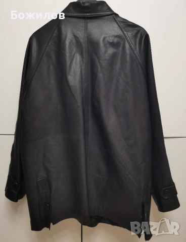 Ново,мъжко официално,елгантно,всекидневно, яке/палто от финна телешка кожа XL, снимка 2 - Палта - 53694700