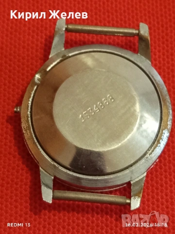 Стар механичен часовник ЗАРЯ СССР рядък мъжки за КОЛЕКЦИЯ 42711, снимка 5 - Антикварни и старинни предмети - 53496030