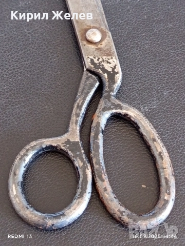 Стара шивашка ножица от соца рядка за КОЛЕКЦИЯ ДЕКОРАЦИЯ 50587, снимка 3 - Други ценни предмети - 51733045
