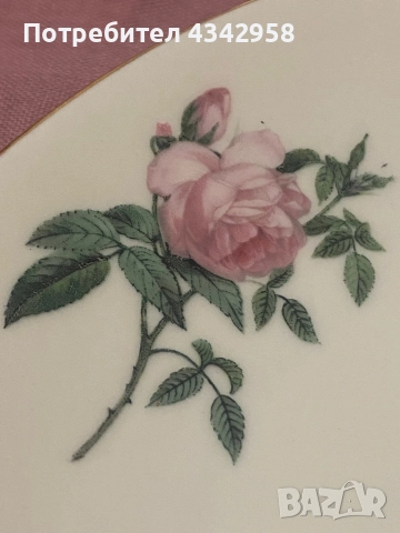 Mitterteich.1960-те.Порцеланова чиния., снимка 3 - Антикварни и старинни предмети - 52381998